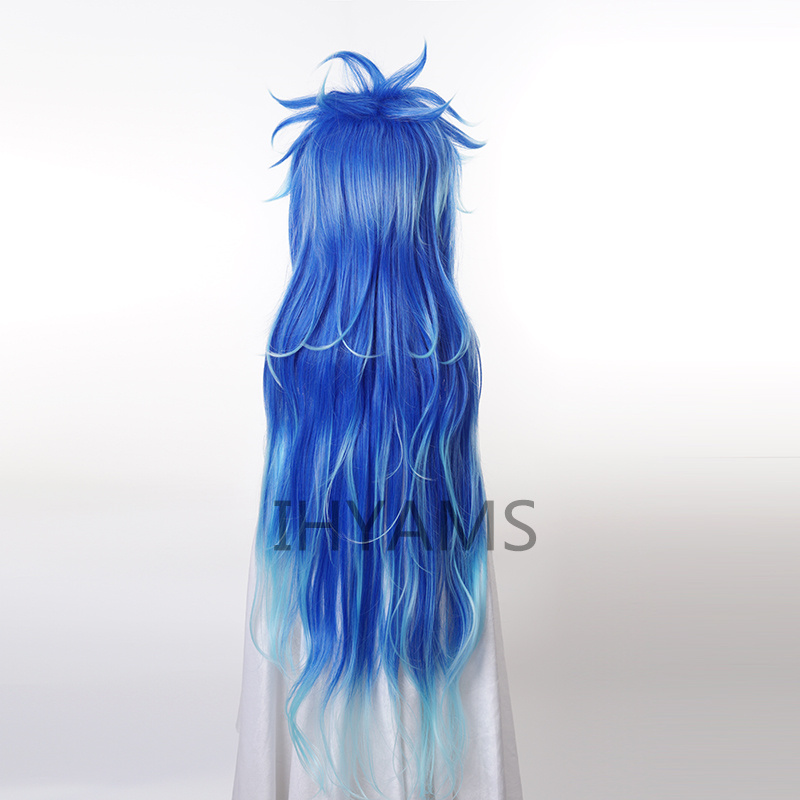 Idia Shroud Wig Cosplay Hercul - Anime Cosplay Blue Hair review and price