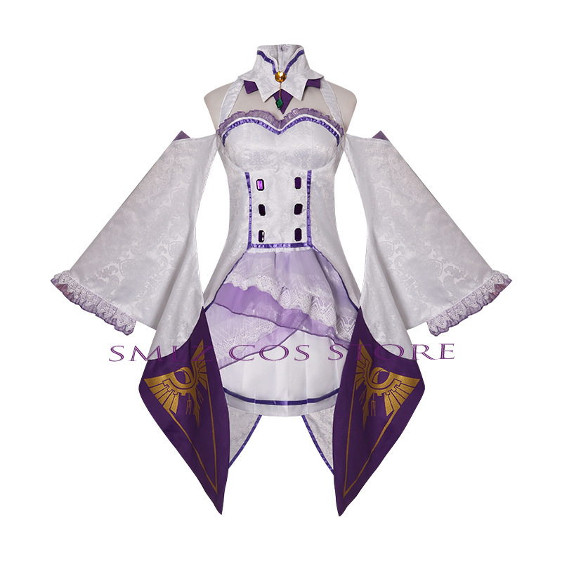 Emilia Cosplay Anime Re Zero K - Anime Cosplay Ladies review and price