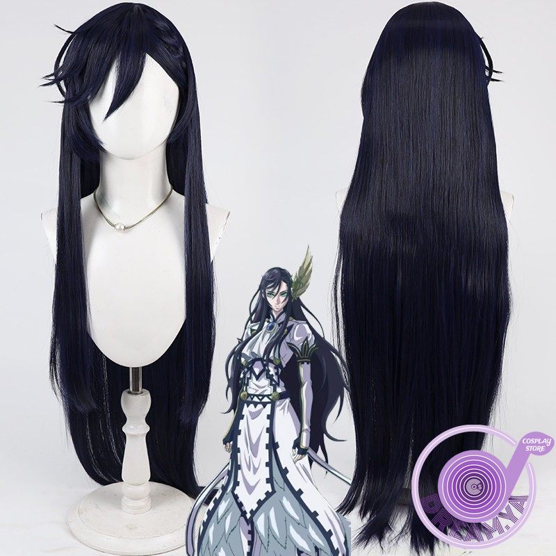 Brunhilde Cosplay Wig Record o - Anime Cosplay Blue Hair review and price