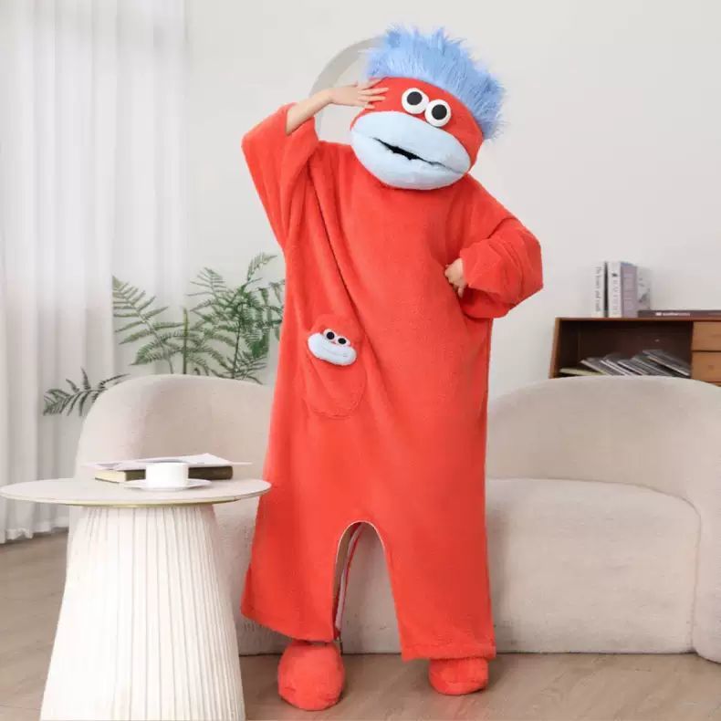 Cute Cartoon Big Mouth Monster - Anime Cosplay Couple review and price