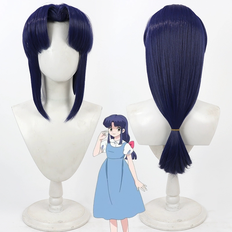 Anime Ranma 1/2 Akane Tendo Co - Anime Cosplay Blue Hair review and price