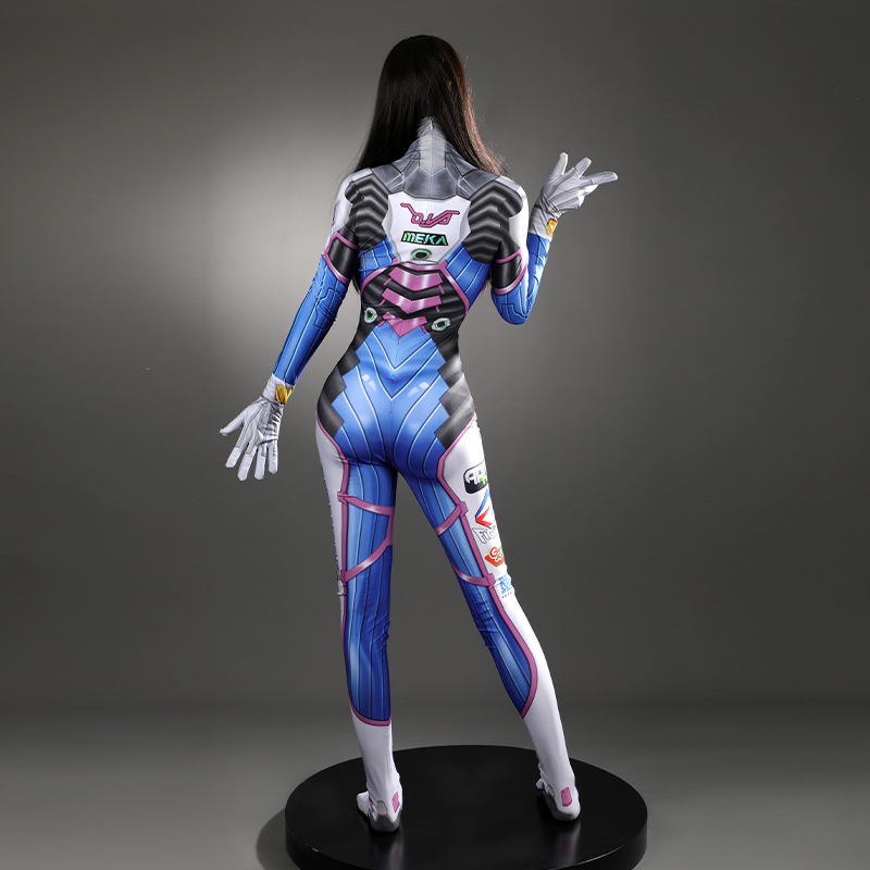 Women Dva Cosplay Complete Out - Anime Cosplay Jumpsuit review and price