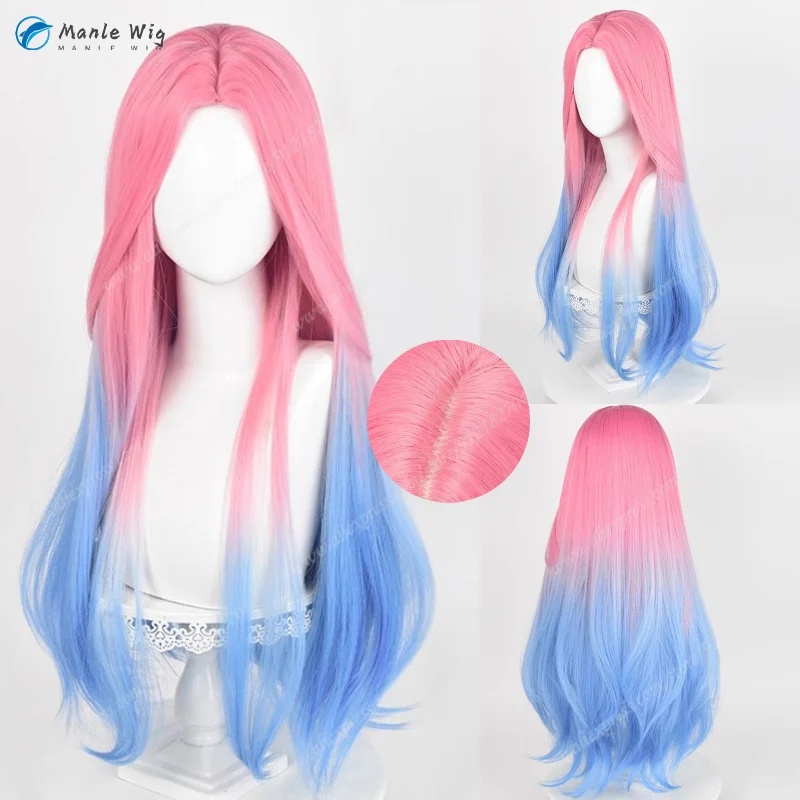 z;3,d'5,g\7/Mizi Wig Pink Blue - Anime Cosplay Blue Hair review and price